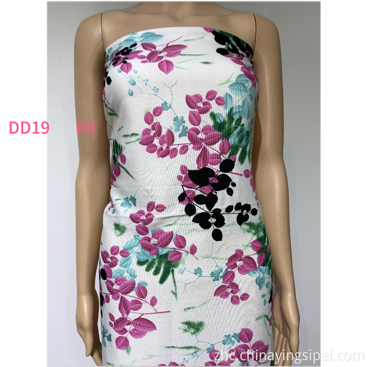 2021最新股票柔软的埃及人许多彩色粘液印刷的花卉鸡蛋丝rayon面料